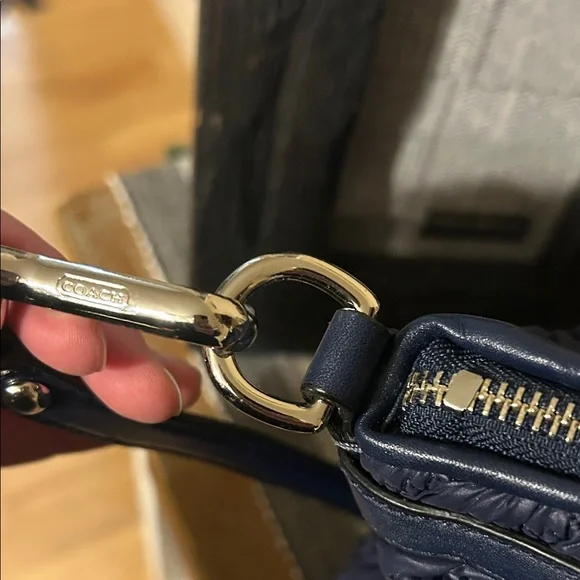 Coach Madison gathered nylon 70th anniversary bag in Navy Blue - Picture 5 of 7